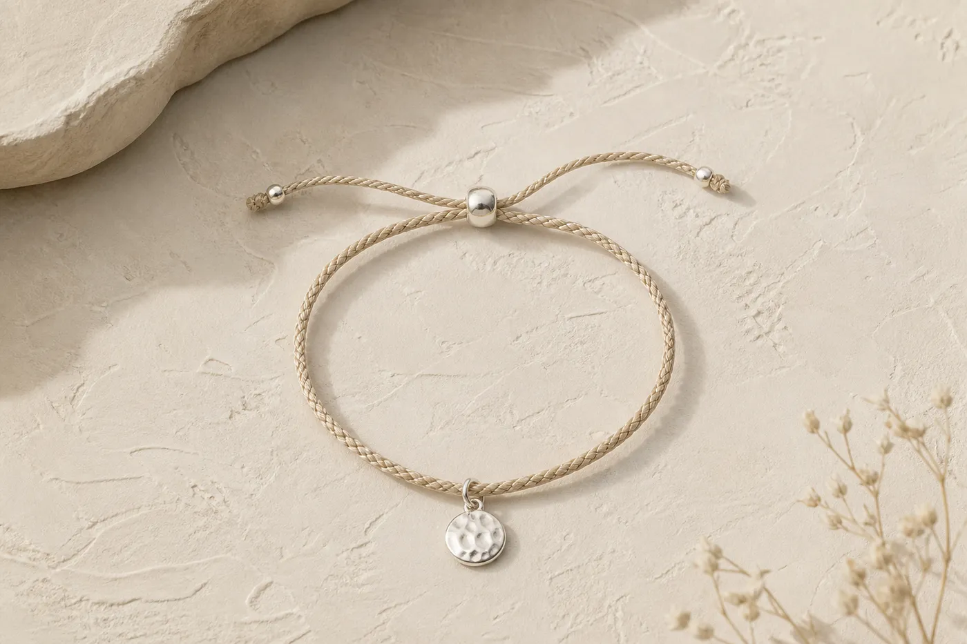 Bracelet Cordon Tressé Signature