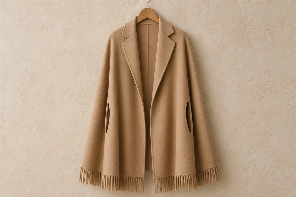Édition Cape Oversize en Pure Laine Édition Limitée