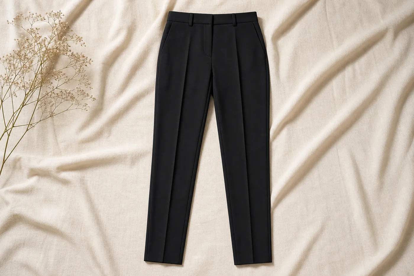 Édition Pantalon Cigarette en Crêpe N°05